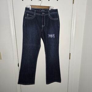 Bandolino Dark Indigo Boot Cut Jeans NWOT Size 10